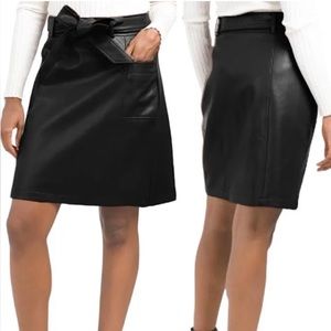NWOT Bagatelle || Womans Black faux leather skirt size small